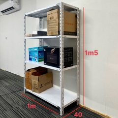 Kệ v lỗ 4 tầng rộng 40 dài 1m cao 1m5