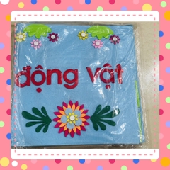 sách vải gồm 10 chủ đề mầm non - KPKH được làm bằng thủ công hanmade mầm non