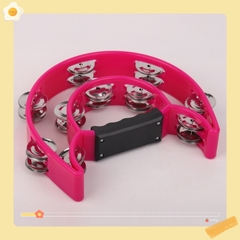 Lục lạc xúc xắc nhiều màu sắc, xắc xô,cầm tay loại nhạc cụ tambourine loại to đẹp
