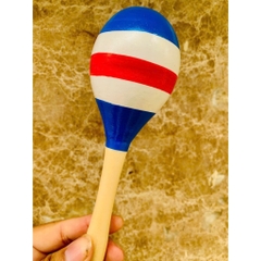 Lục lạc gỗ - Xúc xắc bầu dài loại to dài 20cm ( Giáo cụ âm nhạc) đồ dùng mầm non