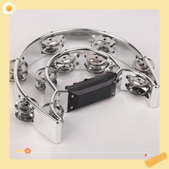 Lục lạc xúc xắc nhiều màu sắc, xắc xô,cầm tay loại nhạc cụ tambourine loại to đẹp
