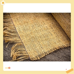 Vải bố Phụ kiện hanmade thủ công Vải bố đay trang trí - Steam mầm non - Tiểu học