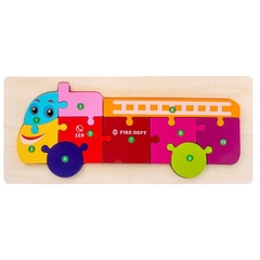 Xếp hình  tranh ghép hình gỗ nổi nối số 3D to đẹp cho bé học số đếm cực dễ GIáo Cụ Montessori