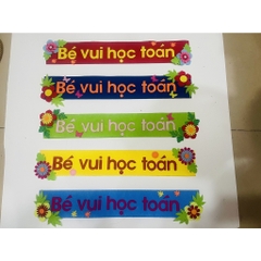 Tên góc Tiêu đề các góc chủ đề lớp học mầm non vải dạ nỉ