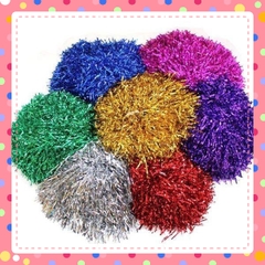 Bông tua thể dục - Bông tua cổ vũ loại đẹp 30cm 7 màu - Đồ dùng mầm non  ( giá 1 đôi )