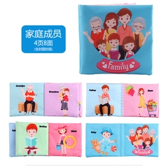 Sách vải  kích thích thị giác với nhiều chủ đề bằng tiếng anh giúp bé vừa học vừa chơi
