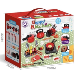 Bộ Đồ Chơi Nấu Ăn 36 Chi Tiết KITCHEN, đô chơi nhà bếp có tặng kèm pin