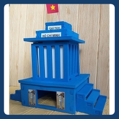 Mô hình Lăng Bác LÀM THỦ CÔNG mút xốp 5ly mầm non ( chi tiết rời lắp ghép)