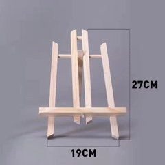 Giá vẽ tranh để bàn mini - Dụng cụ vẽ tranh bằng gỗ ( loại có dây)