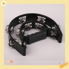Lục lạc xúc xắc nhiều màu sắc, xắc xô,cầm tay loại nhạc cụ tambourine loại to đẹp