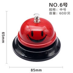 Chuông bấm nhiều màu mạ bóng chrome , chuông để bàn, chuông trò chơi, size 85mm