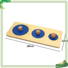 Set 5 Bảng Ghép Hình gỗ Giáo Cụ Montessori - Đồ Chơi Phát Triển Tư Duy Phối Hợp Tay Mắt