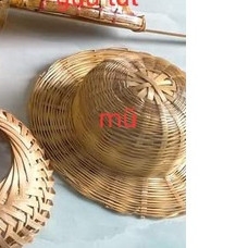 Đồ mây tre đan thủ công trang trí góc STEAM deco chợ quê  mầm non - tiểu học