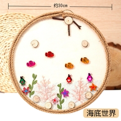 Tranh gỗ thủ công sáng tạo trang trí góc Steam. cho trẻ tạo hình Mầm non - Tiểu học