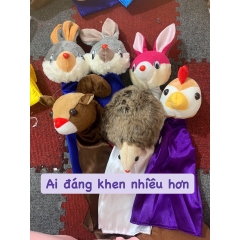Rối tay kể chuyện, rối biểu diễn, rối văn học mầm non