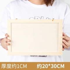Khung ảnh Vintage khung tranh không kính bằng gỗ thông trang trí STEAM mầm non tiểu học