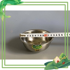 Bát ăn cơm inox size 12cm sâu lòng inox 304 trẻ mầm non ( Hàng Việt Nam)