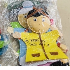 Rối dẹt kể chuyện mầm non vải dạ nỉ - Nhân Vật Câu Truyện - Đồ Dùng Mầm Non