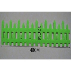 Viền hàng rào 48x12 cm  trang trí chân tường lớp học (tiểu học - mầm non vải dạ nỉ)