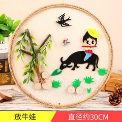 Tranh gỗ thủ công sáng tạo trang trí góc Steam. cho trẻ tạo hình Mầm non - Tiểu học