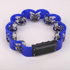 Lục lạc xúc xắc, xắc xô,cầm tay loại nhạc cụ tambourine hình hoa Size to