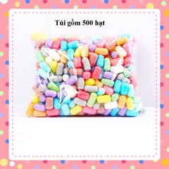 Hạt ngô xốp nhiều màu làm Thủ Công Handmade - Steam mầm non  cho trẻ sáng tạo tạo hình