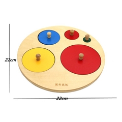 Set 5 Bảng Ghép Hình gỗ Giáo Cụ Montessori - Đồ Chơi Phát Triển Tư Duy Phối Hợp Tay Mắt