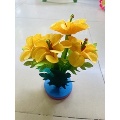 Cây hoa vải dạ làm thủ công hanmade trang trí mầm non - tiểu học