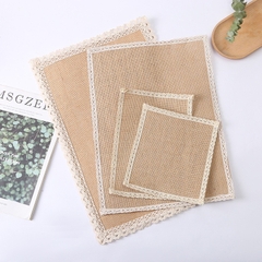 Khung viền diềm trang trí mầm nonbằng đay vải bố trang trí Steam mầm non