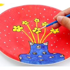 Set 10 chổi cọ tập vẽ trẻ em nghệ thuật graffiti trẻ em