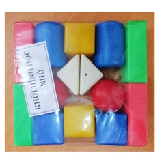 Bộ hình khối nhận biết các khối hình học mầm non theo TT02