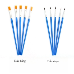 Set 10 chổi cọ tập vẽ trẻ em nghệ thuật graffiti trẻ em