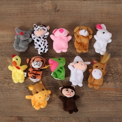 Rối Ngón Tay Hình Động Vật Hoạt Hình Đáng Yêu trò chơi ngón tay ( set 10 con  )