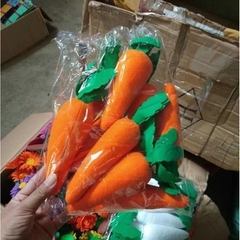 Rau củ quả bằng vải nỉ, đồ chơi tự tạo làm thủ công
