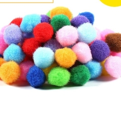 Hạt pom pom làm thủ công Hanmade - Steam trang trí mầm non