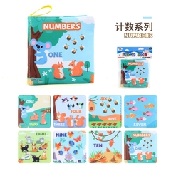 Sách vải  kích thích thị giác với nhiều chủ đề bằng tiếng anh giúp bé vừa học vừa chơi