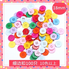 Set 100 cúc áo nhựa tròn  handmade nhiều cỡ làm thủ công