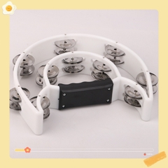Lục lạc xúc xắc nhiều màu sắc, xắc xô,cầm tay loại nhạc cụ tambourine loại to đẹp