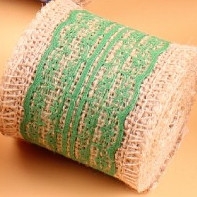 Ruy băng vải bố phụ kiện trang trí hanmade, decor  Màu sắc: Nâu vintage thủ công mầm non