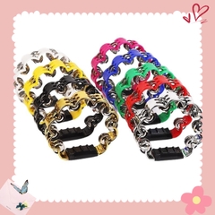 Lục lạc xúc xắc, xắc xô,cầm tay loại nhạc cụ tambourine hình hoa Size to