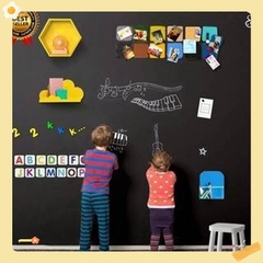 Decal viết bảng Đen -  Decal đen nhám dán tường làm bảng viết phấn chống nước