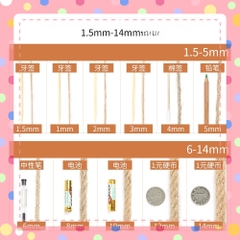 Dây thừng dây đay, dây thừng gai  làm handmade thủ công trang trí
