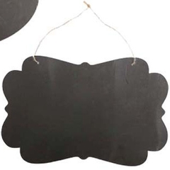 Bảng đen Steam treo tường bằng gỗ, hai mặt, bảng trưng bày trang trí, 30x20 cm