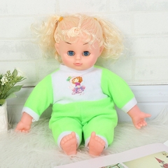 Búp bê tóc vàng đồ chơi bé gái dễ thương phát nhạc 36 cm