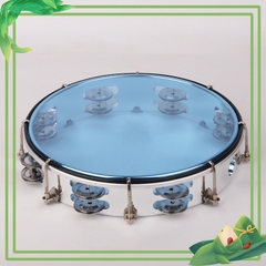 Trống Gõ Bo 28cm Tambourine LẮC TAY VUI NHỘN, ÂM THANH SÔI ĐỘNG