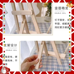 Giá vẽ tranh bằng gỗ mini để bàn - Dụng cụ vẽ tranh bằng gỗ