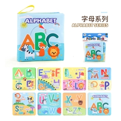 Sách vải  kích thích thị giác với nhiều chủ đề bằng tiếng anh giúp bé vừa học vừa chơi