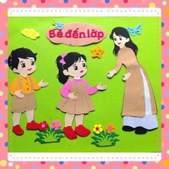 Tổng hợp - Góc mầm non steam pha nỉ  trang trí lớp học mầm non theo (mẫu to đẹp)