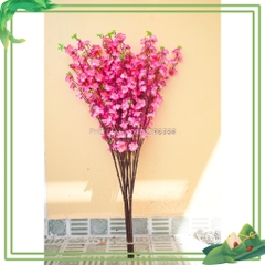 CÀNH HOA MAI HOA ĐÀO TRANG TRÍ TẾT - CAO 1m -  ( DÀI 1 MÉT)