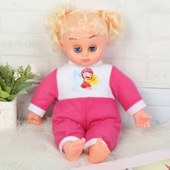 Búp bê tóc vàng đồ chơi bé gái dễ thương phát nhạc 36 cm